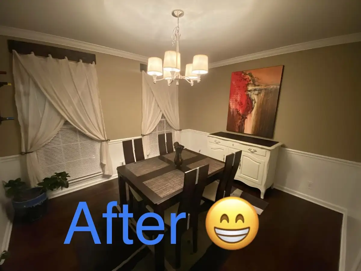 Professional dining room restoration after water damage in Huntingburg